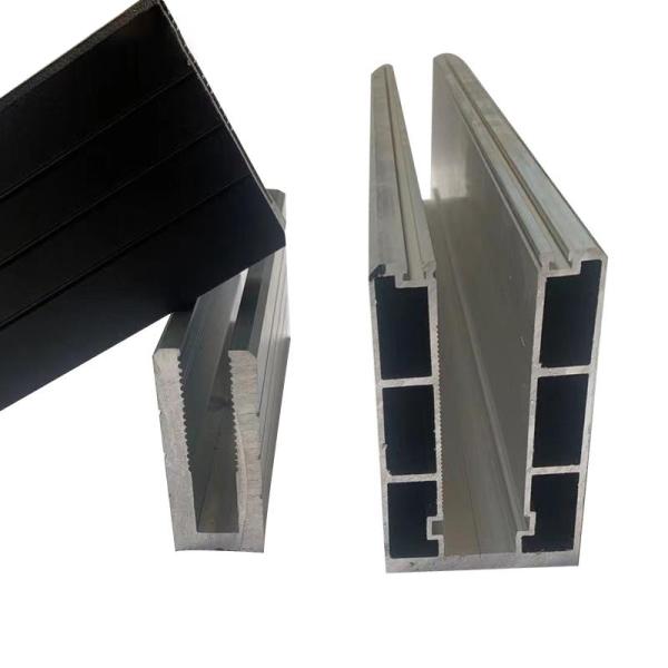 Cabinet Door Frame Aluminum Handrail5 Profile T8 For Glass Kitchen Door