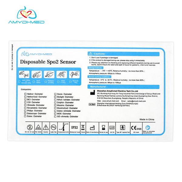 Spo2 Sensor Cable Compatible GE-TruSingnal 9Pin 0.9M Disposable Spo2 Probe