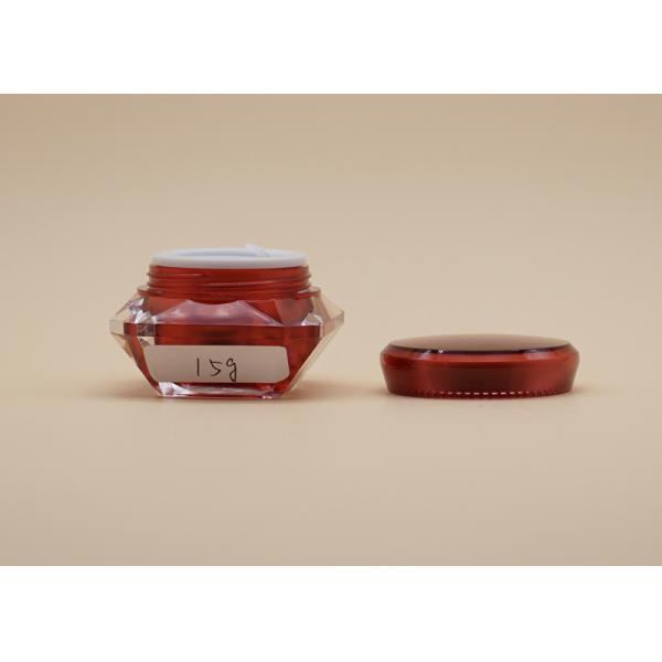 Контейнеры диаманта косметические Креам, баки Арсилик красного цвета небольшие косметические