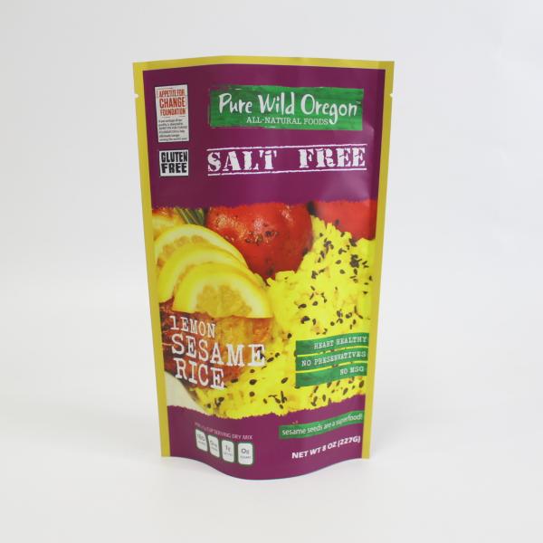Food grade custom food packaging bag plastic aluminum foil bags zip lock stand up pouch for curry powder
