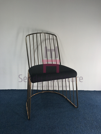 Стул ресторана & кафа высоко задний безрукий с тканью обил 52 * 53 * 94км