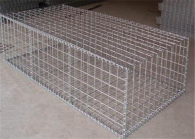 Galvanized Welded Wire Gabions Baskets Retaining Wall Spirals / Helicals Connected