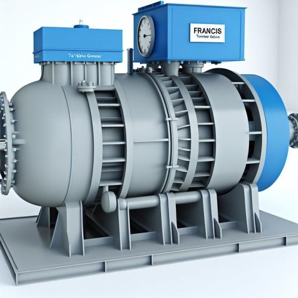 Francis Turbine Generator 100kW-20MW Hydroelectric Power Stainless Steel