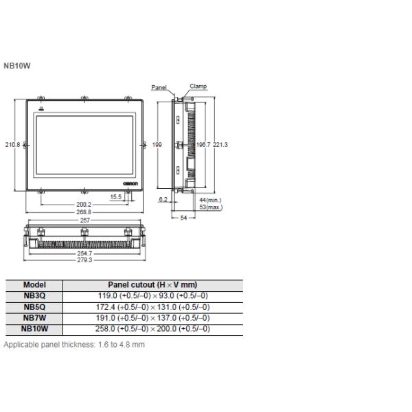 Интерфейса машины Omron управление NB10W-TW01B панели HMI человеческого