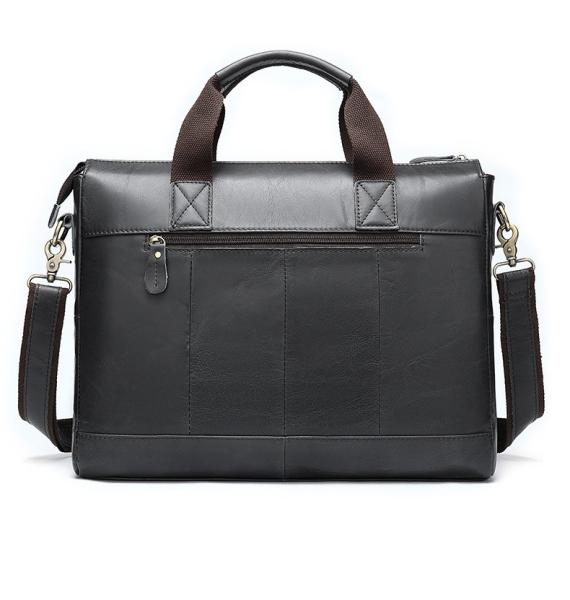 Leather Laptop Briefcase For Men Or Women Office School Bag BRB04