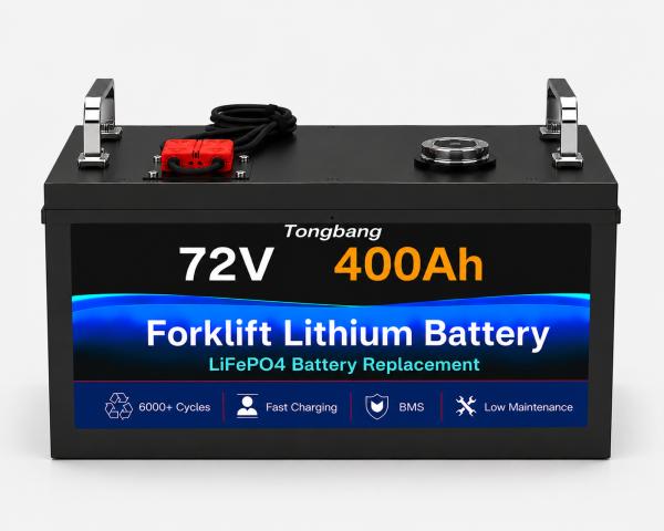 72V 400Ah OEM Forklift Battery for Reach Trucks and Industrial Fleets Lithium Battery Pack Manufacturers