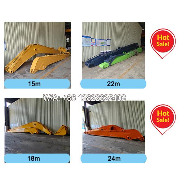Excavateur haut de gamme à longue portée Excavateur à long bras Excavateur à longue tige à vendre pour le chat Hitachi Sanny etc.