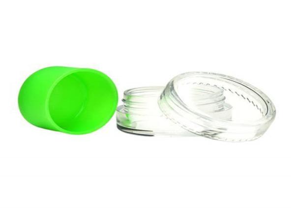 Envases verdes del concentrado del silicón, envases del concentrado de la cera del poliestireno 5ml