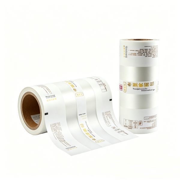 Custom Matte Finish Bread Packaging Rollstock Film | High Barrier Food Grade Laminated Roll Film for Bakery Bread & Pastry Automatic Packing