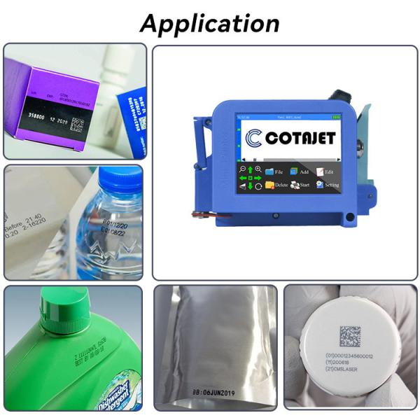 Handheld TIJ Inkjet Printer Coding Machine Mini Portable Inkjet Printer