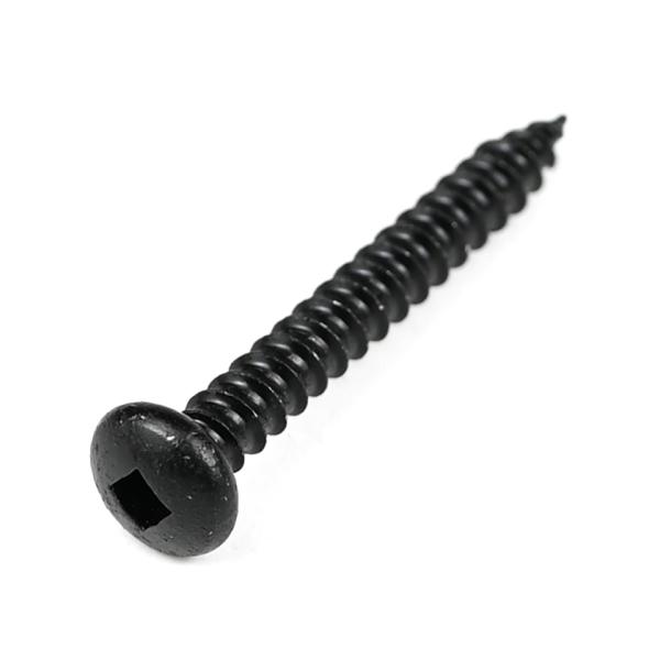 Черный Русперт покрытие из нержавеющей стали квадратная голова кастрюли деревянные винты