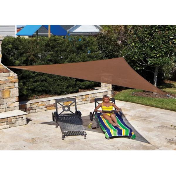 Triangle Shades Garden Shade Sail For Swimming Pool 100% Virgin HDPE Available