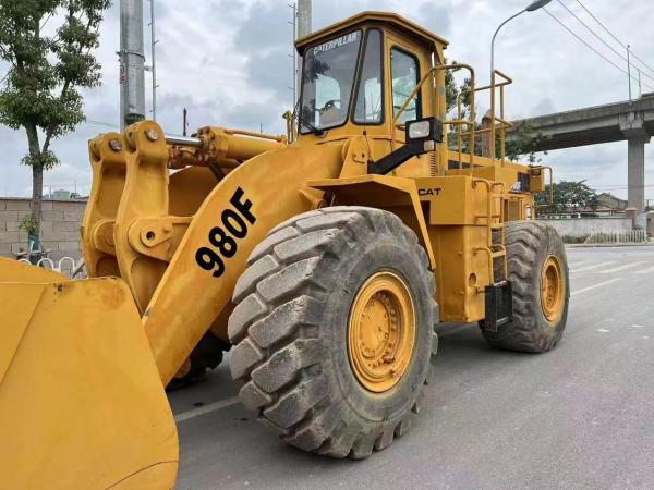 Used CAT 980F Loader No Leaks, Good Tires, Affordable Price Full Service History