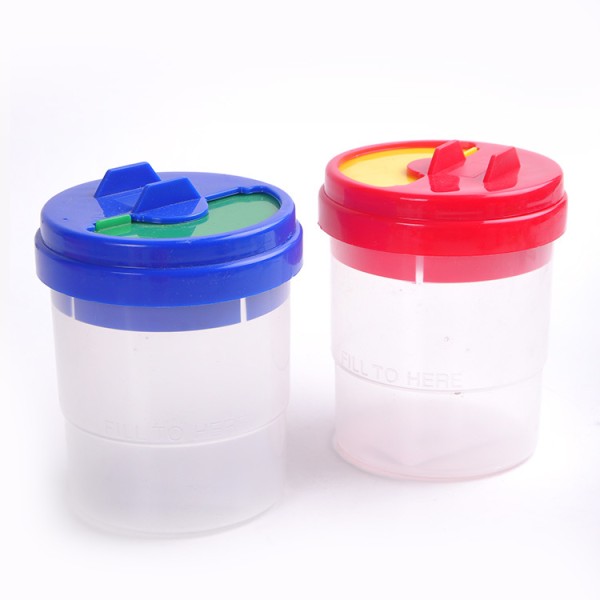 high quality plastic bucket colourful wash pen brush pot