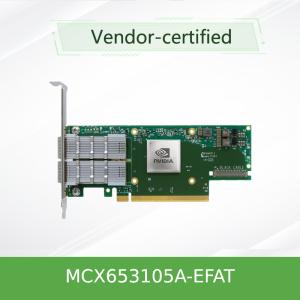 100g MCX653105A-EFAT Mellanox Network Card ConnectX-6 VPI Adapter For Server