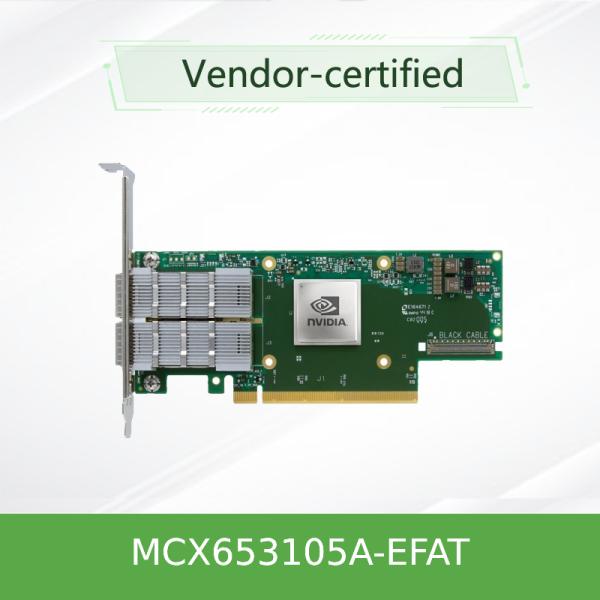 adaptador de la tarjeta de red de 100g MCX653105A-EFAT Mellanox ConnectX-6 VPI para el servidor