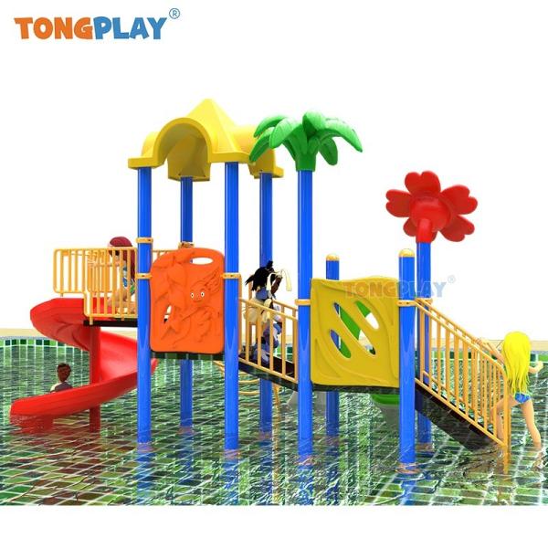 Parcs d'attractions commerciaux pour enfants enfants équipement de jeux d'eau toboggan en plastique terrain de jeux d'eau