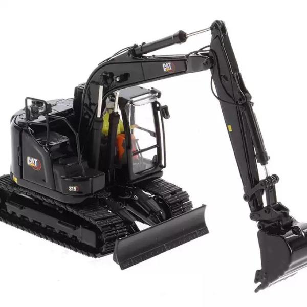 Black 315 Excavator 1:50 Die-Cast Model Collectible Engineering Vehicle
