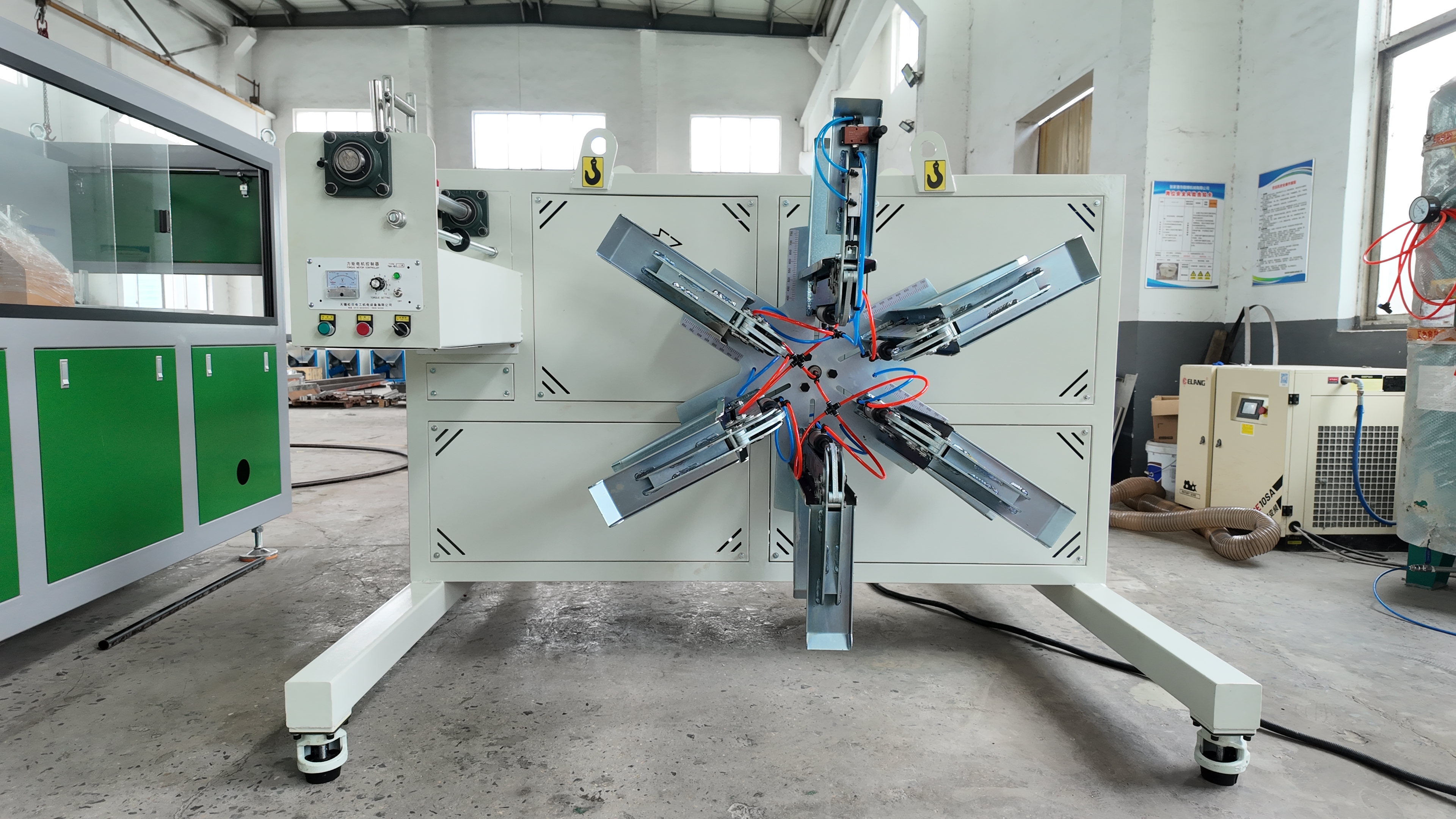 High Performance Semi Automatic Pipe Coiler with PLC HMI System
