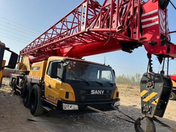 Sany 80T Truck Crane STC800T6 Heavy Lifter Lifting Cranes Used Crane 2019
