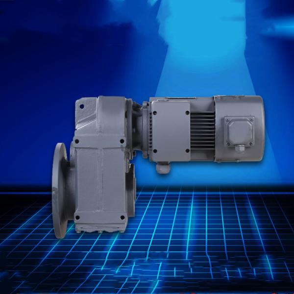 750rpm-1500rpm Hollow Shaft Bevel Helical Speed Reducer Gearbox Reducer With Motor