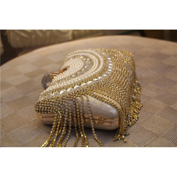 European and American high-grade diamond Wristlet banquet bag ladies banquet princess