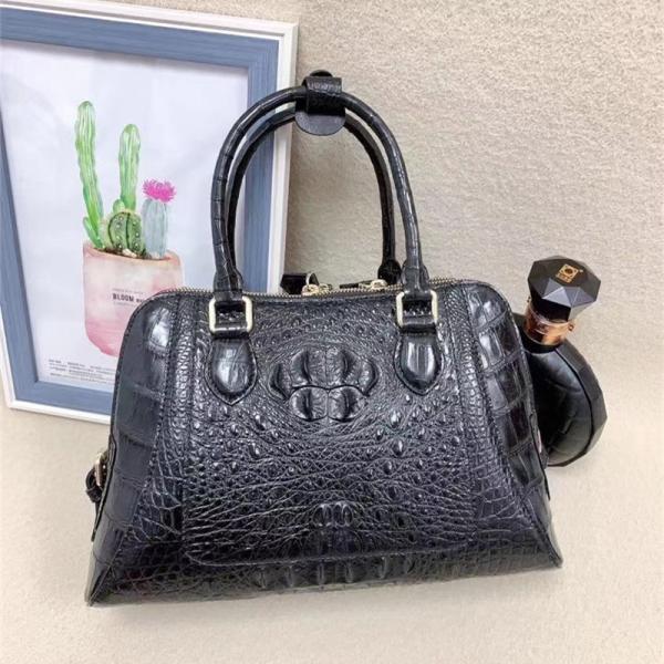 Exotic Genuine Crocodile Skin Women Shell Purse Authentic Alligator Leather Lady Single Shoulder Bag Female Handbag