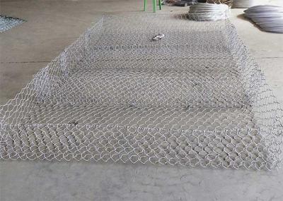 o Pvc da malha W1.5m de 100*120mm revestiu caixas do fio para pedras