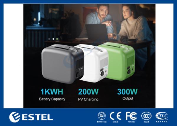 ESTEL eCandle 1KWH Portable Power Station LiFePO4 Battery Solar Charging 300W Output UPS Backup