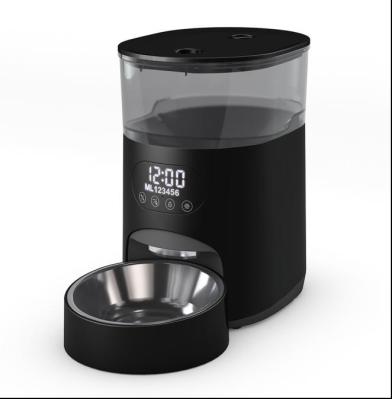 Smart Automatic 304SUS Camera Cat Feeder Touchscreen Customized