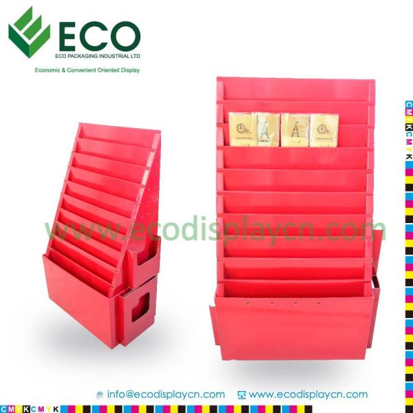 Cardboard Advertising Display Stands For Greeting Cards, Thanksgiving Day Gift Card Display