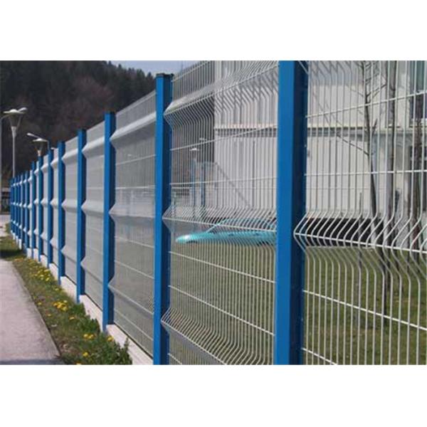 Garden Security Welded Wire Mesh Fence Panel PVC Coated 1800mm Length