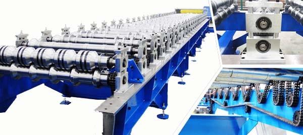 45# Steel Roof Sheet Forming Machine 380V / 50HZ / 3Phase