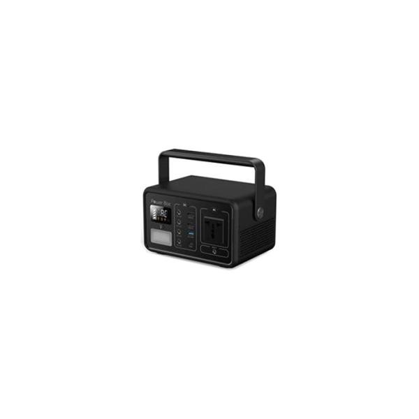 200W Black Case Portable Lithium Battery AC DC Output for Camping 230x139x123mm
