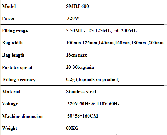 Pequeno Saco Automático de Doypack Stand Up Pouch Embalagem Sabão Detergente Óleo Suco Ketchup Molho de pasta Enchimento de líquido Embalagem