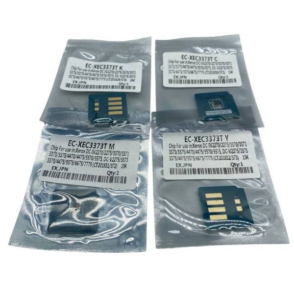 Toner Chip for Xerox DC IV C3370 C3371 C4471 C6671 C7771 C2271 Toner Cartridge Chip C M Y K  Copier Printer Spare Parts
