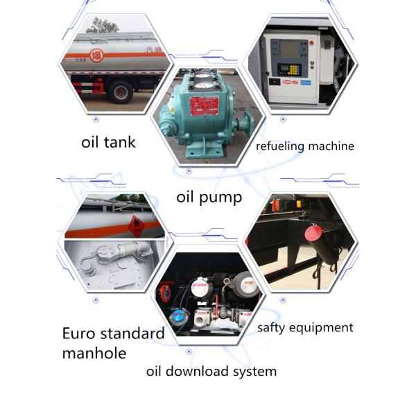 Euro 2 Oil Tanker Truck , FAW J6 6*2 20000 Liters Diesel Truck With Fuel Pump