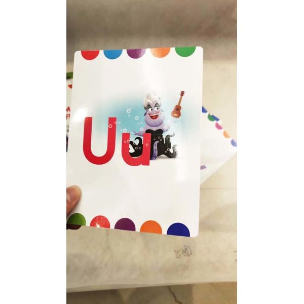 230gsm 36 Cards Children'S Learning Flash Cards , Esl Flashcards For Beginners Adults