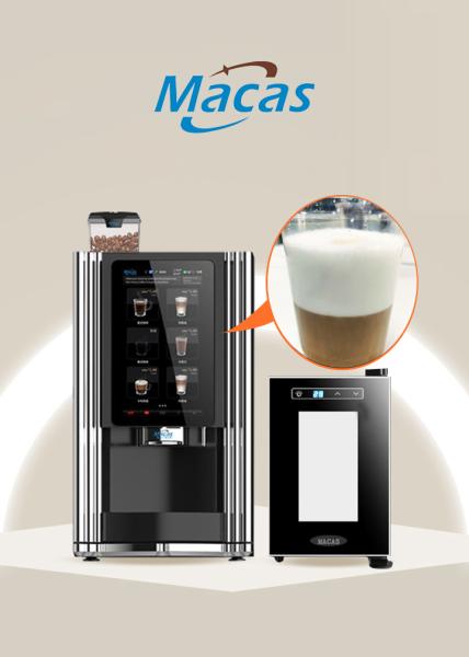 Commercial Best Fresh Milk Coffee Vending Machine In Coffee Shop