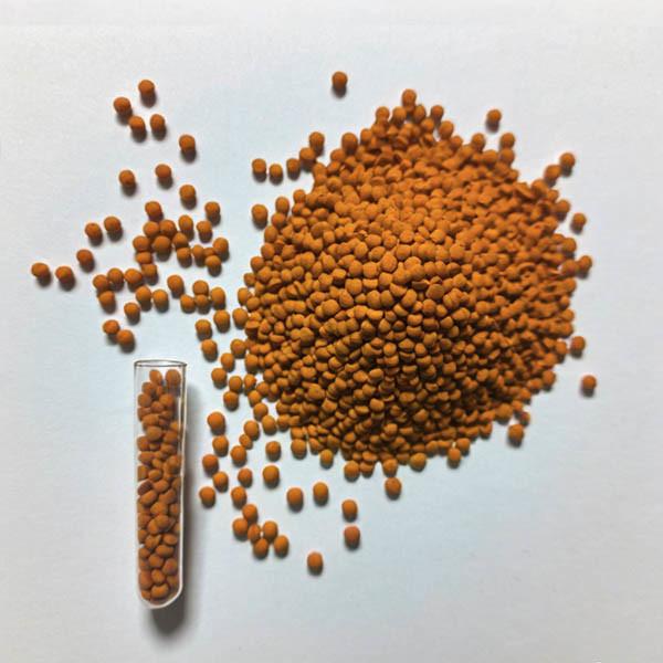 EVA Orange Color Flame Retardant Masterbatch Weather Resistance ODM