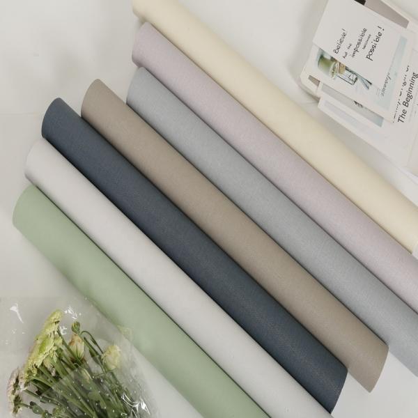 Pure Color Self Adhesive Wallpaper for Wardrobe Renovation Waterproof and Oil-proof Kitchen Contact Paper
