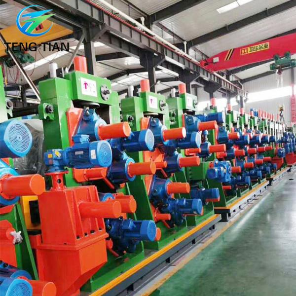 Fully Automatic HF Welding Steel Square Tube Mill 200x200mm