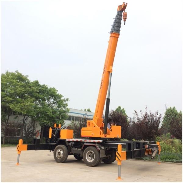 12 Ton Straight Arm Hydraulic Homemade TRUCK CRANE Professional Construction Crane