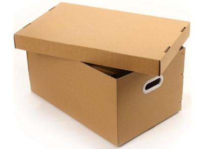 Strong Kraft Paper Corrugated Packaging Boxes Custom Cardboard Storage Box
