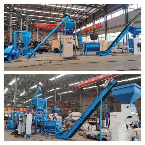 500kg/H Wood Pellet Production Line With 2 Years Warranty And CE Certification