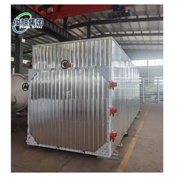 Wood High Temperature Modification Equipment 2000 Kg Capacity Wooden Pallet Drying Customization