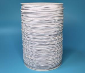 Cordão elástico de borracha de poliéster 3 mm Cordão elástico de corda para cal