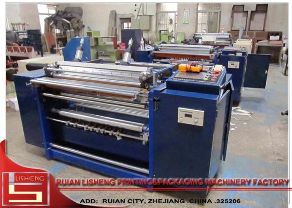 Microcomputer Control Auto Slitting Machine , Small Size slitter rewinder machine