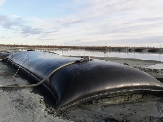 PP Woven Sludge geo tube Dewatering Bags System Waterproof