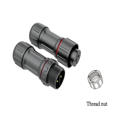 Connecteur circulaire imperméable à l'eau IP67 M12
